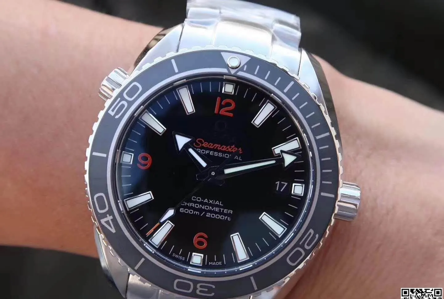 Omega Seamaster Planet Ocean 233.30.41.21.01.001 VS Factory 1:1 Best Edition Replica Watch Swiss ETA2824